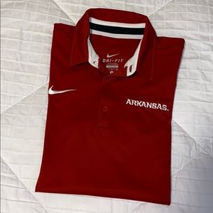 Arkansas Razorbacks- Nike Dri-Fit Polo